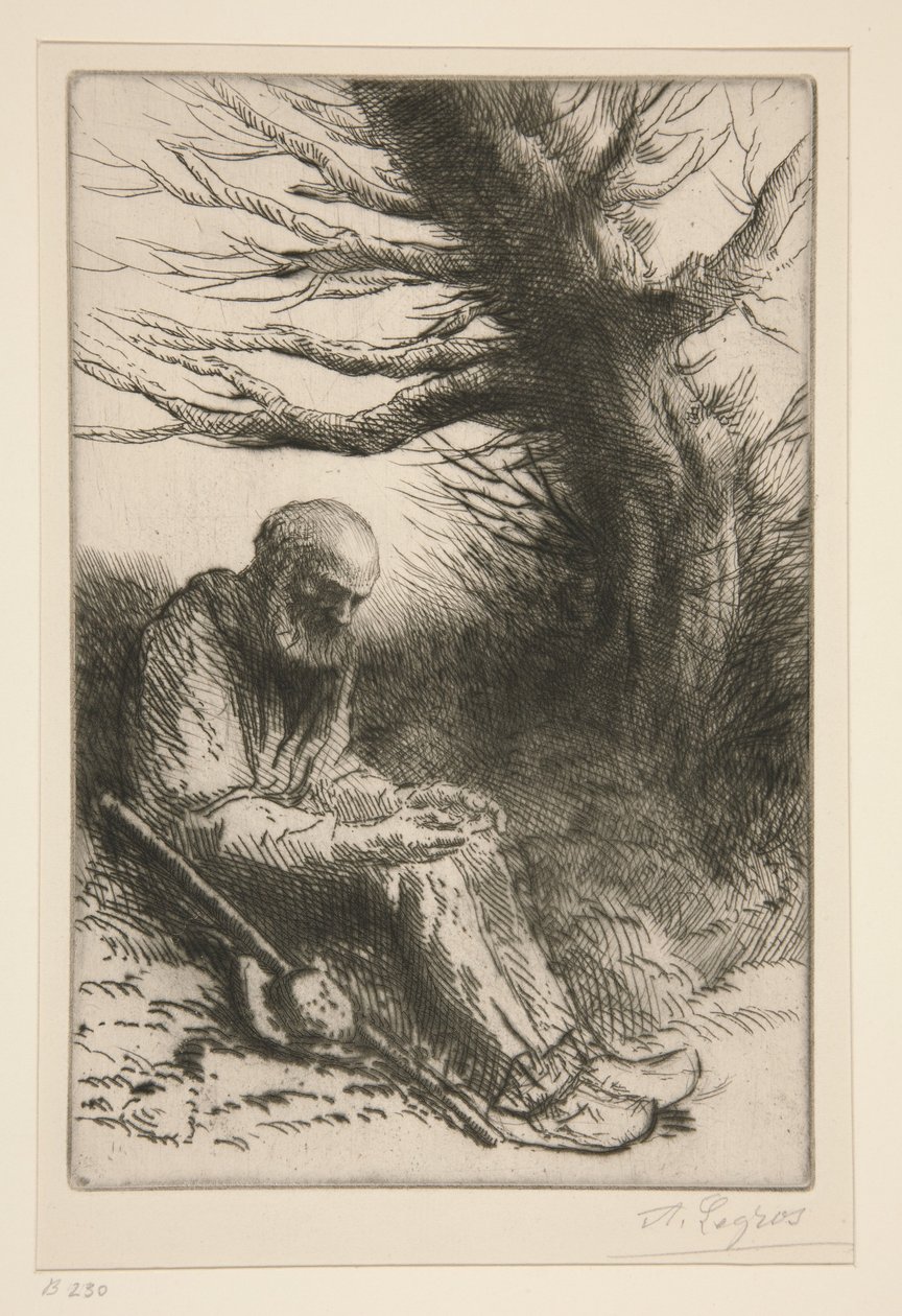 Odpoczynek podróżnego autorstwa Alphonse Legros