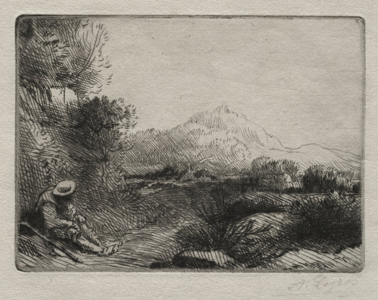 Reszta Podróżnika autorstwa Alphonse Legros