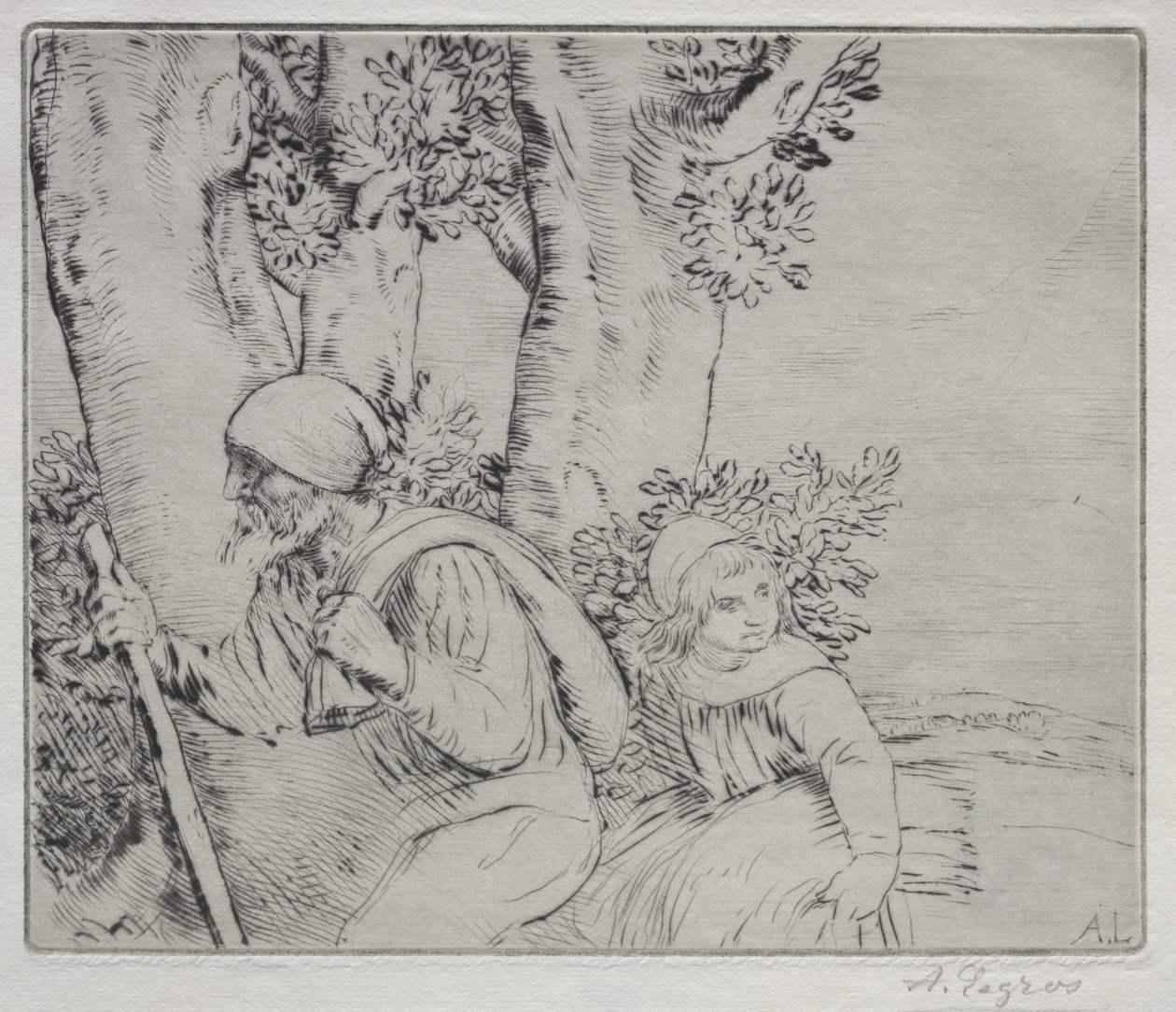 Powrót z pola (Le Retour des Champs II płyta) autorstwa Alphonse Legros