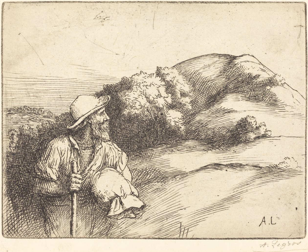 Powrót z pól (Le retour des Champs) autorstwa Alphonse Legros