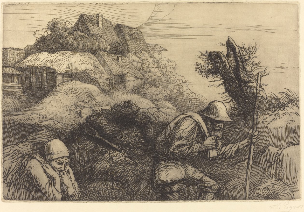 Powrót z lasu autorstwa Alphonse Legros
