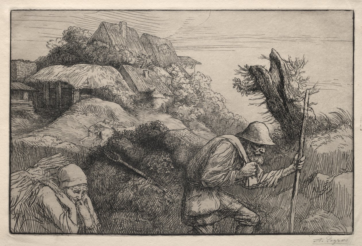 Powrót z lasu autorstwa Alphonse Legros