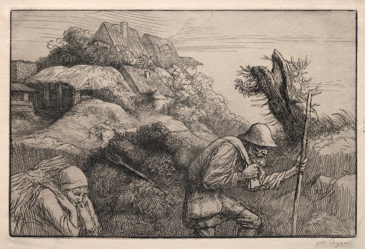 Powrót z lasu Powrót z lasu. autorstwa Alphonse Legros