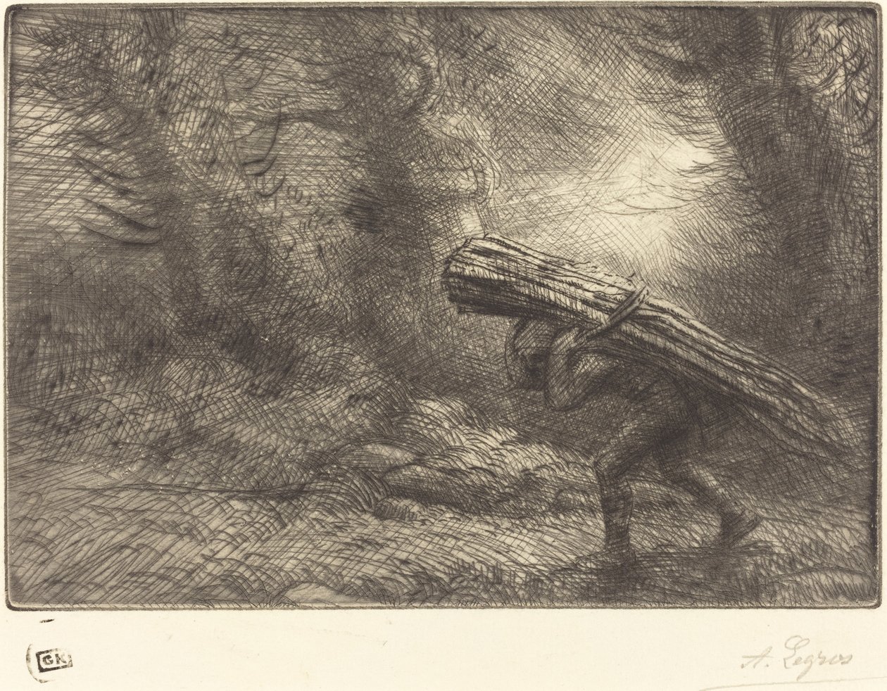 Powrót do chaty Powrót do chaty. autorstwa Alphonse Legros