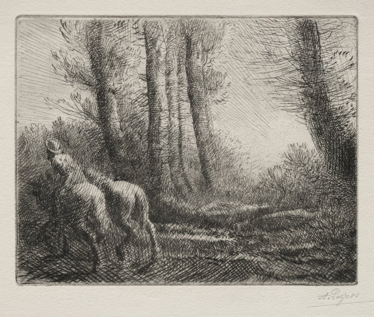 Powrót z uprawy ziemi autorstwa Alphonse Legros