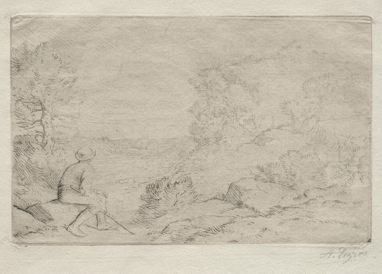 Skały. autorstwa Alphonse Legros
