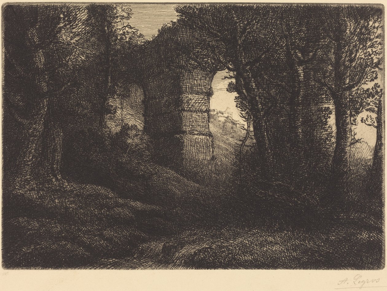 Ruiny starożytnego akweduktu (Ruine d
