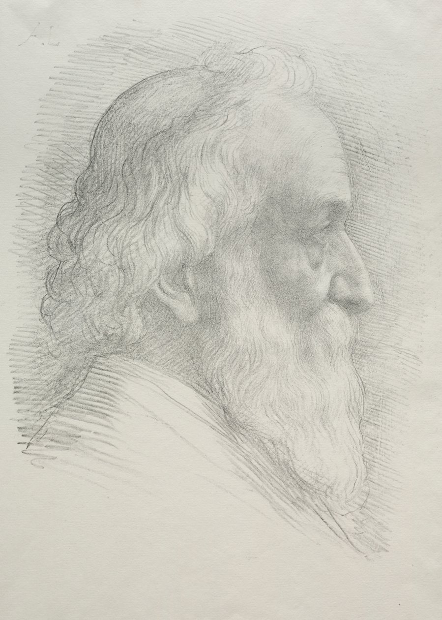 Autoportret (10. płyta) autorstwa Alphonse Legros