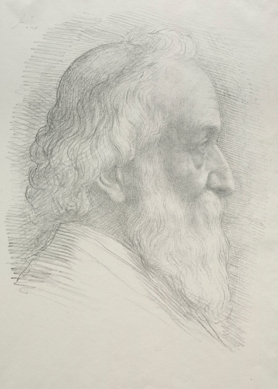 Autoportret 10. płyta. autorstwa Alphonse Legros