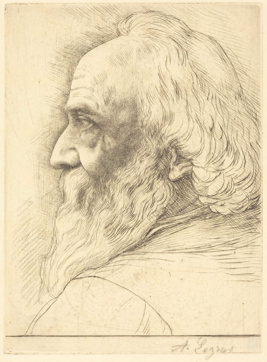 Autoportret, 12. plansza autorstwa Alphonse Legros