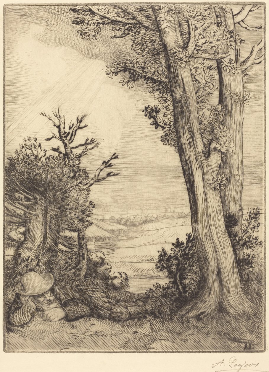 Siesta na wsi (Siesta na wsi) autorstwa Alphonse Legros
