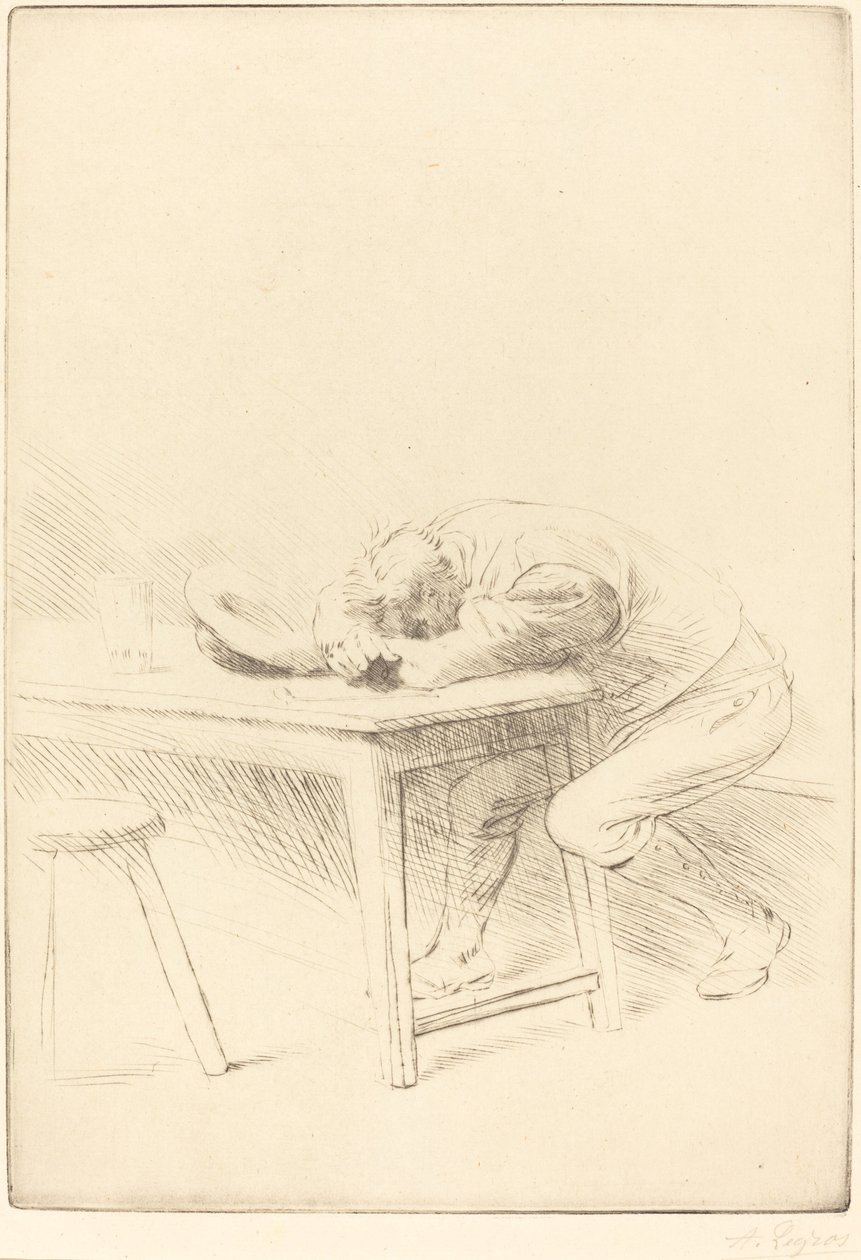 Siesta robotnika Siesta robotnika. autorstwa Alphonse Legros