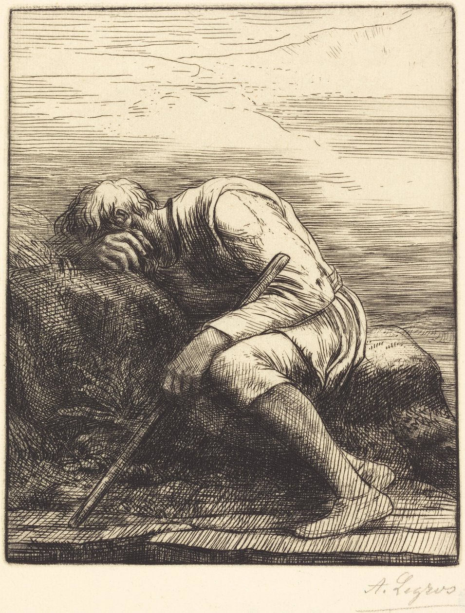 Sinbad Żeglarz (Sinbad le marin) autorstwa Alphonse Legros