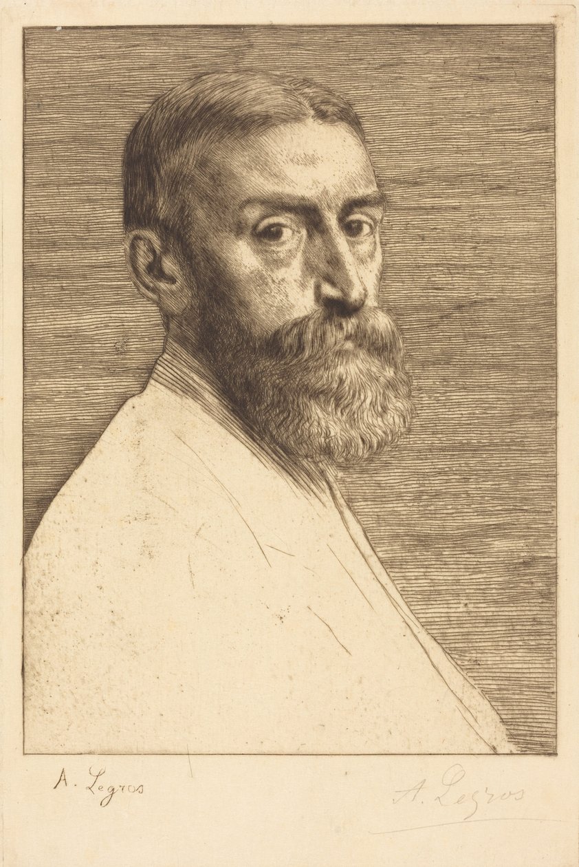 Sir E.J. Poynter, członek Królewskiego Stowarzyszenia Artystów (P.R.A.) autorstwa Alphonse Legros