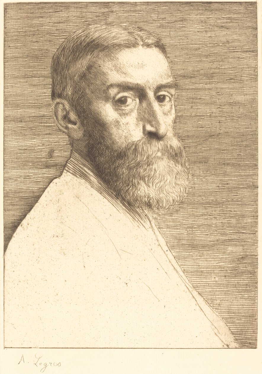 Sir Edward John Poynter autorstwa Alphonse Legros