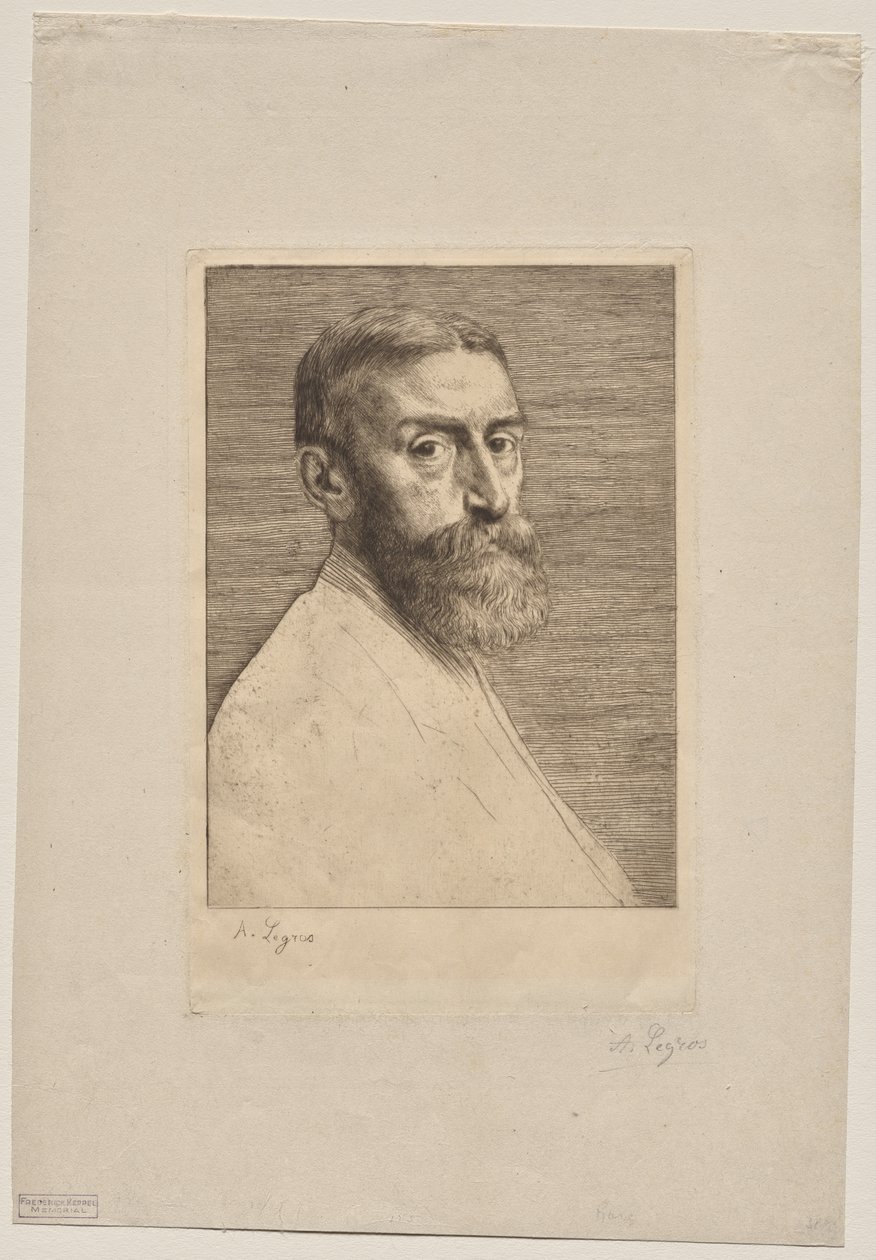 Sir Edward Poynter autorstwa Alphonse Legros