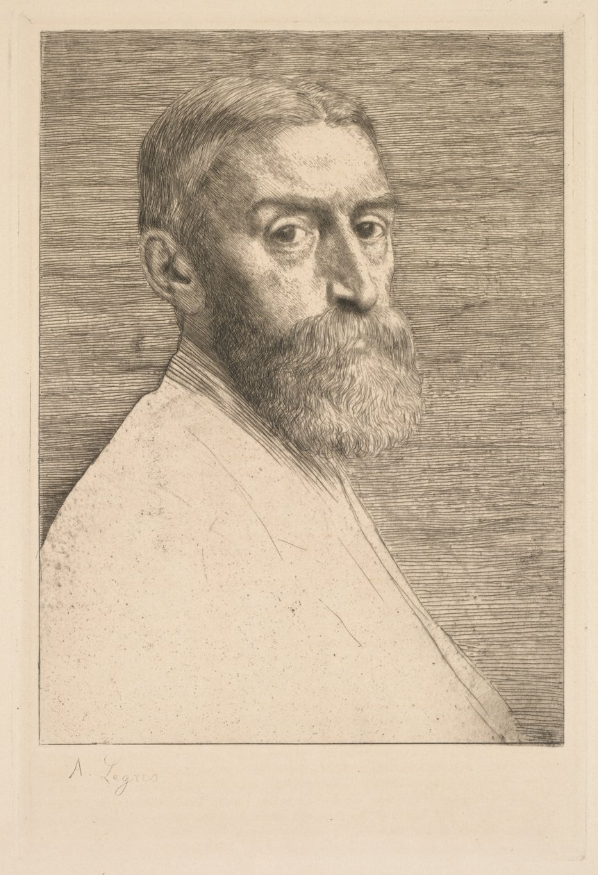 Sir Edward Poynter autorstwa Alphonse Legros