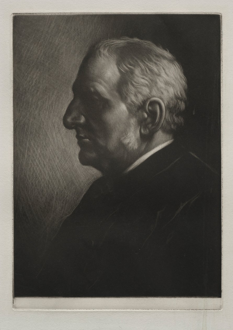 Sir Seymour Haden. autorstwa Alphonse Legros