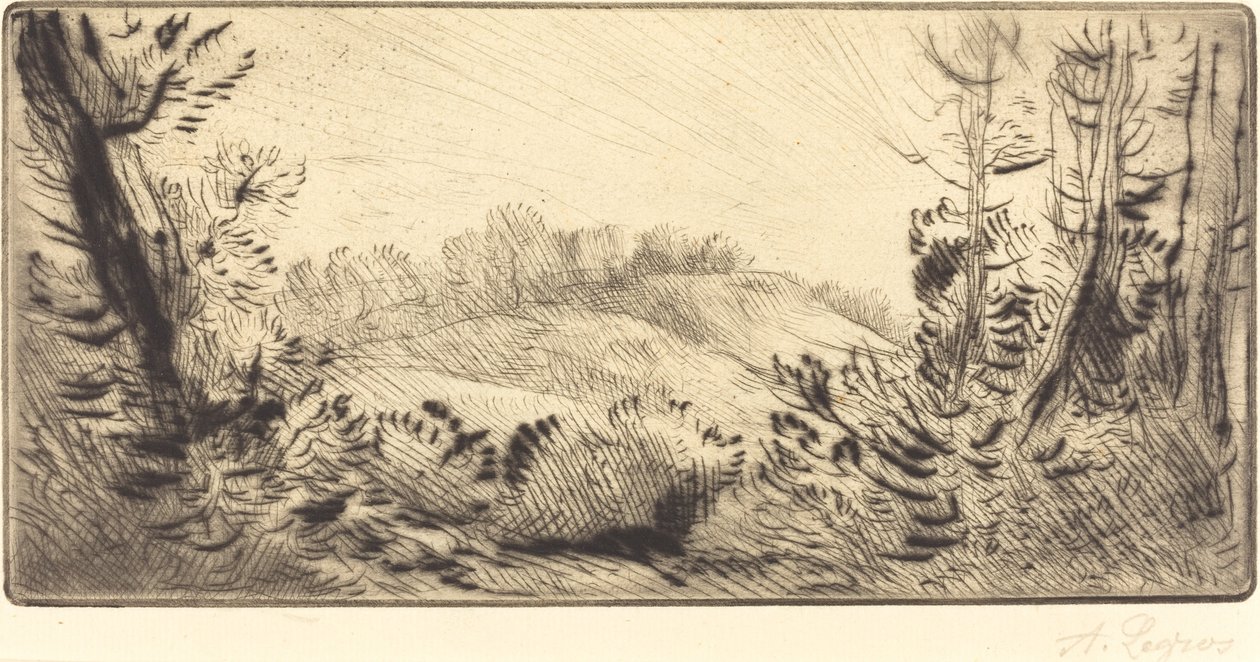Małe wzgórze (Le coteau) autorstwa Alphonse Legros