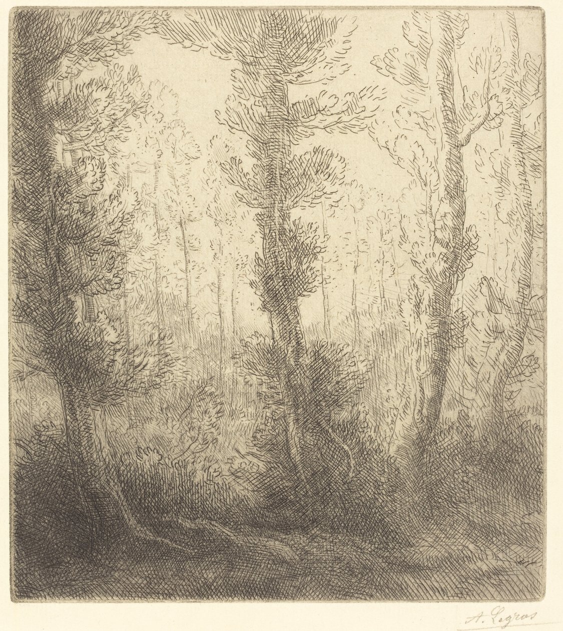 Małe jezioro autorstwa Alphonse Legros