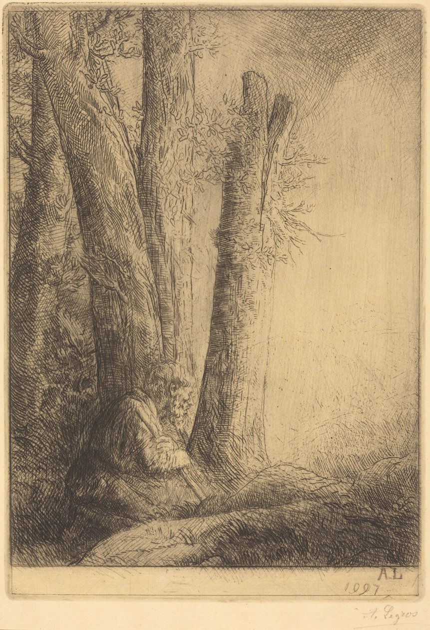 Studium do Syna marnotrawnego autorstwa Alphonse Legros