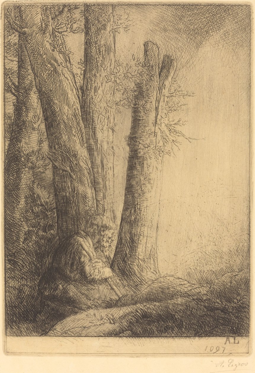 Studium dla syna marnotrawnego Jego studium dla dziecka marnotrawnego. autorstwa Alphonse Legros