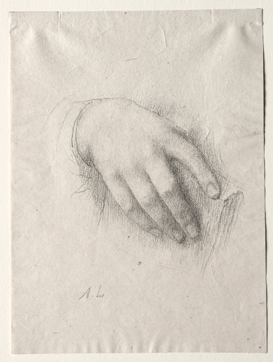 Studium rąk. autorstwa Alphonse Legros