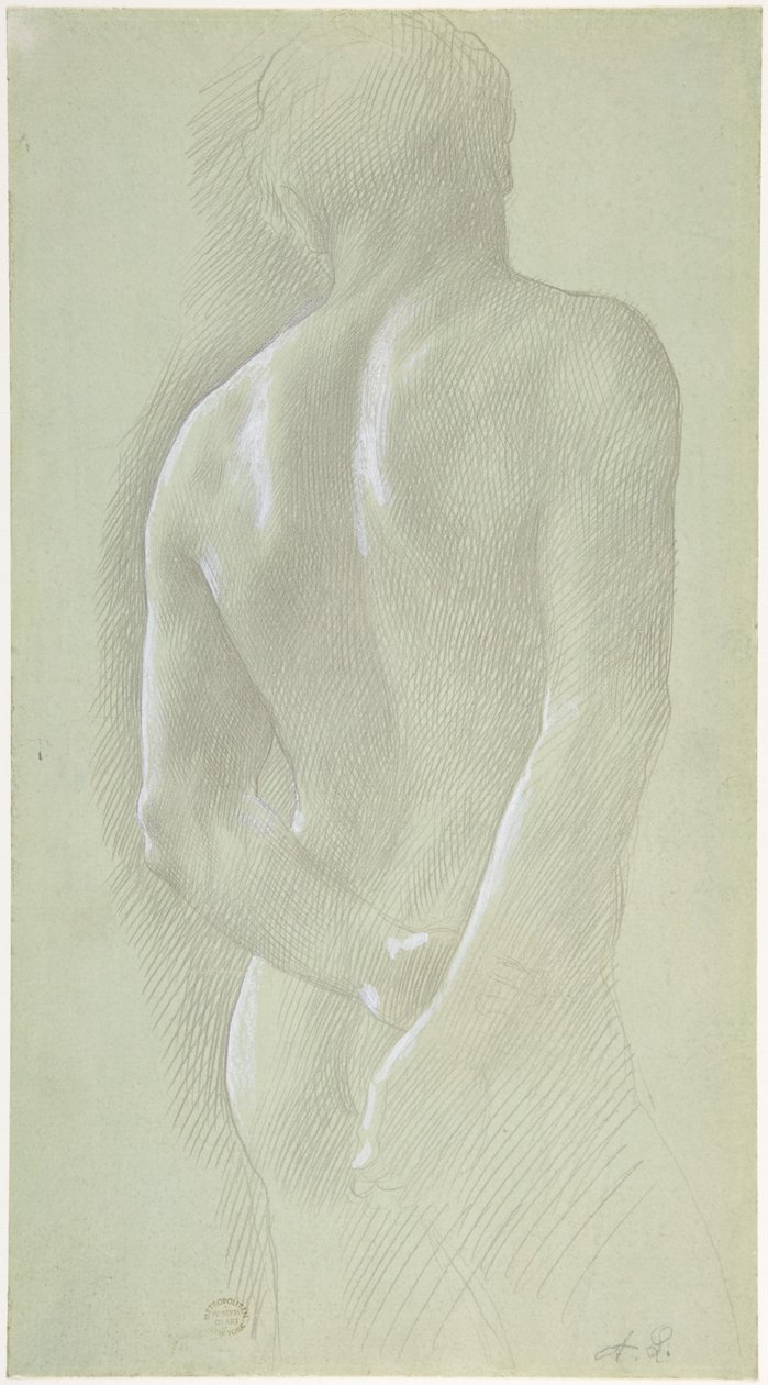 Studium postaci autorstwa Alphonse Legros