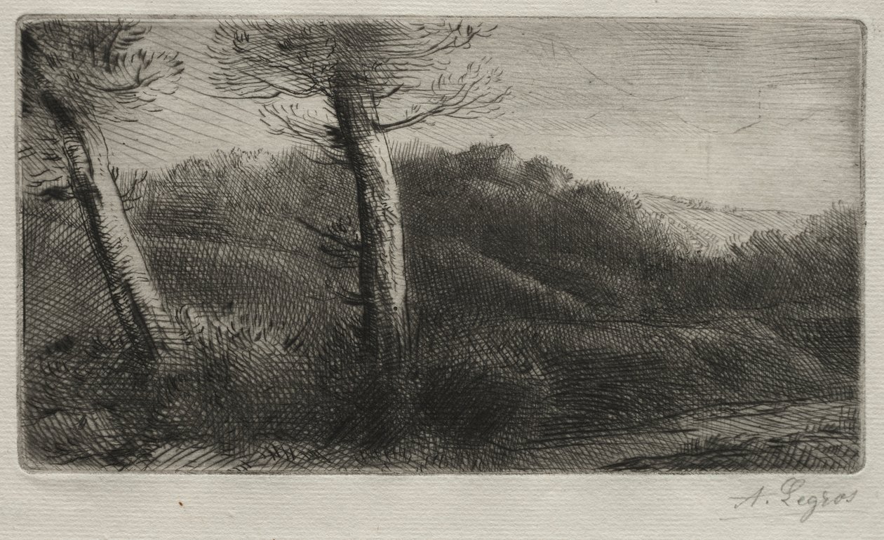 Zachód słońca. autorstwa Alphonse Legros