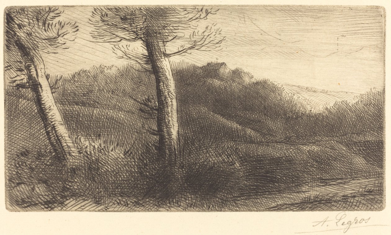 Zachód słońca Zachód słońca. autorstwa Alphonse Legros