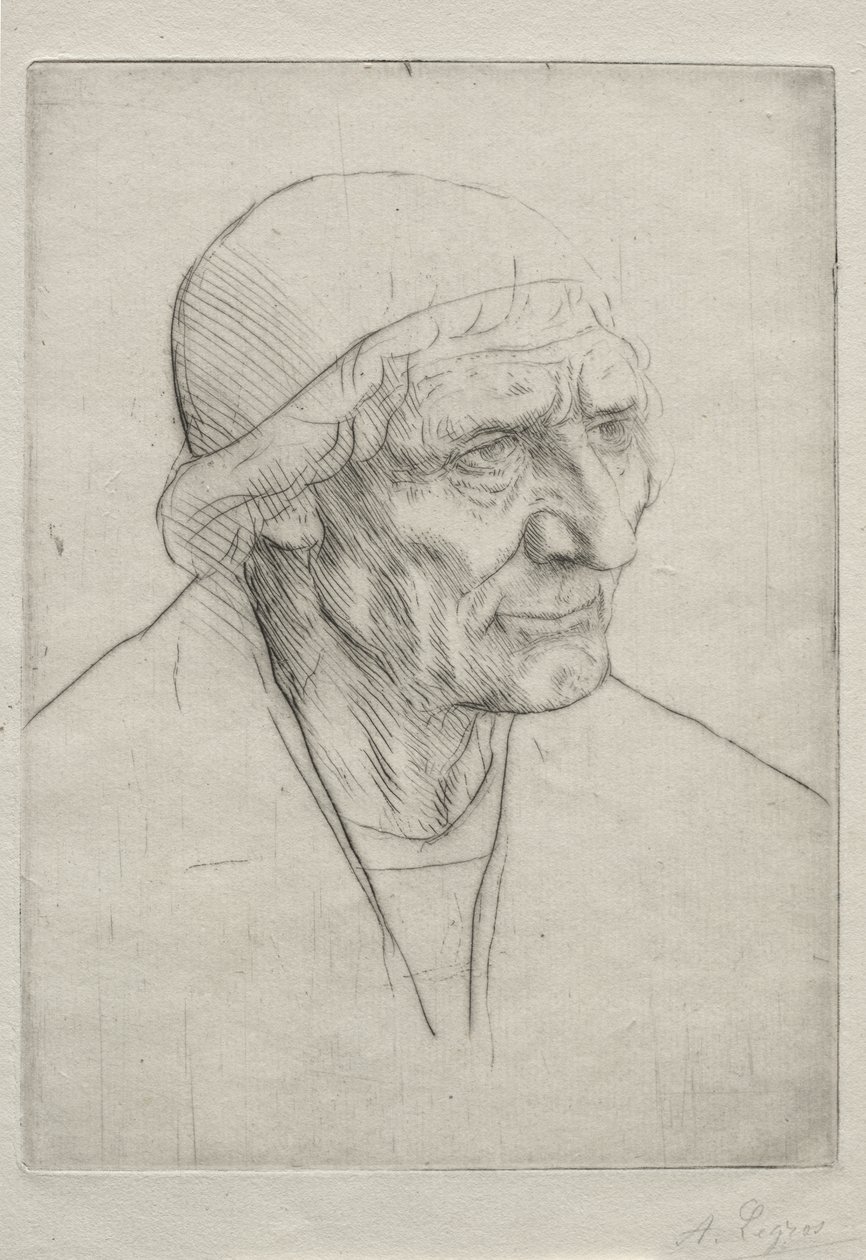 Błogosławiona Głowa autorstwa Alphonse Legros