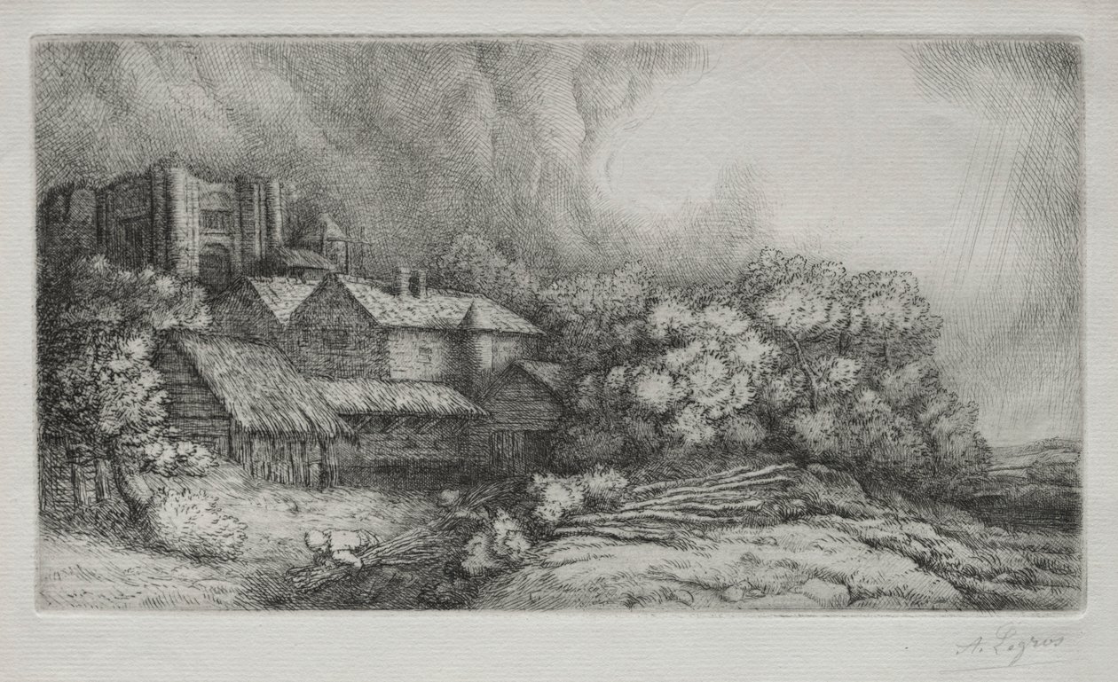 Farma opactwa Farma opactwa. autorstwa Alphonse Legros