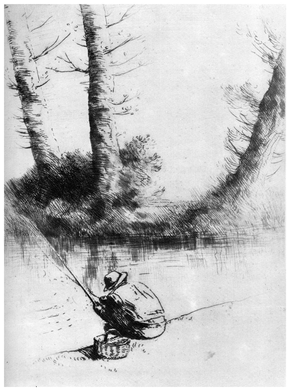 Wędkarz, c1860-1910 1924 autorstwa Alphonse Legros