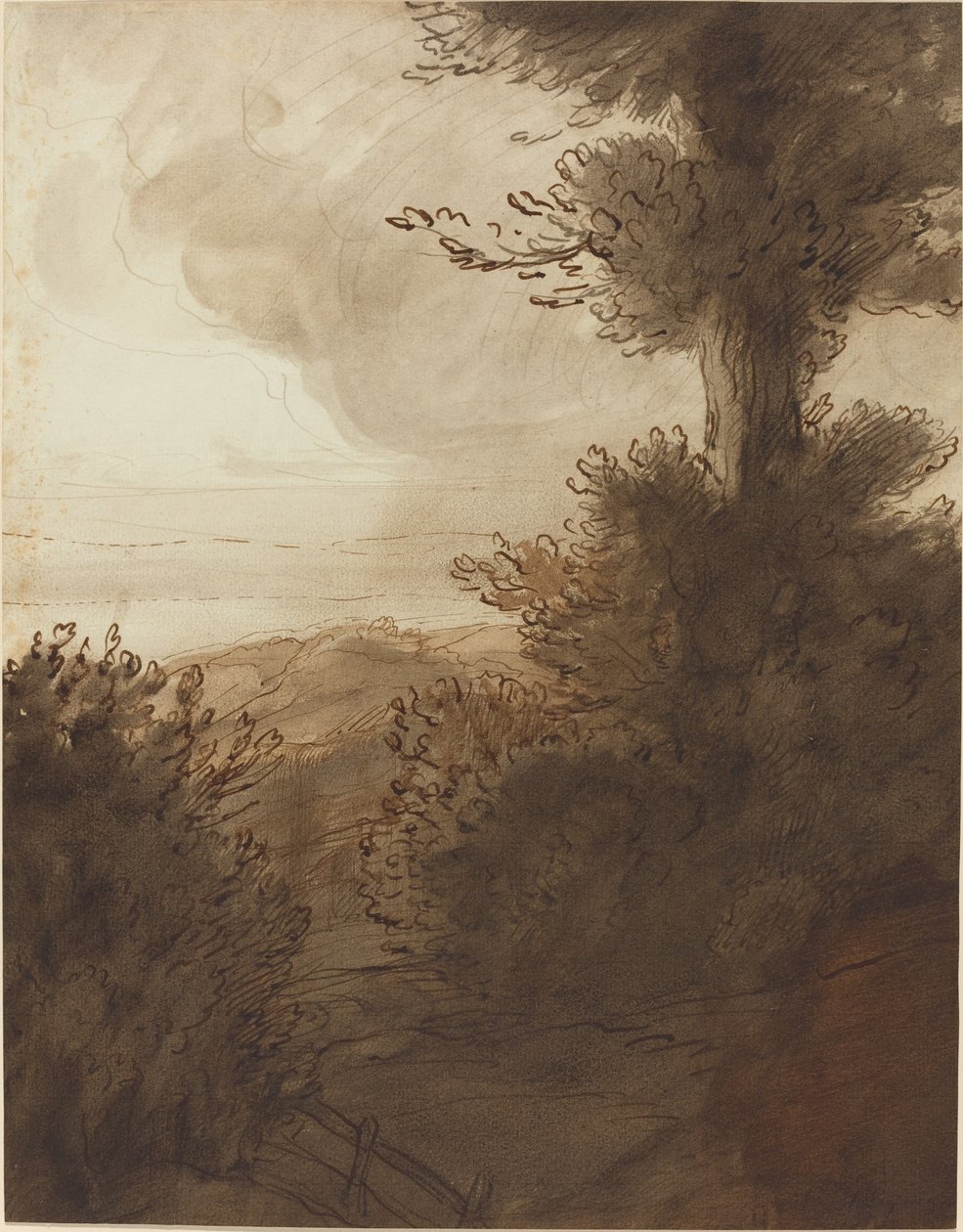 Wielkie Drzewo. autorstwa Alphonse Legros