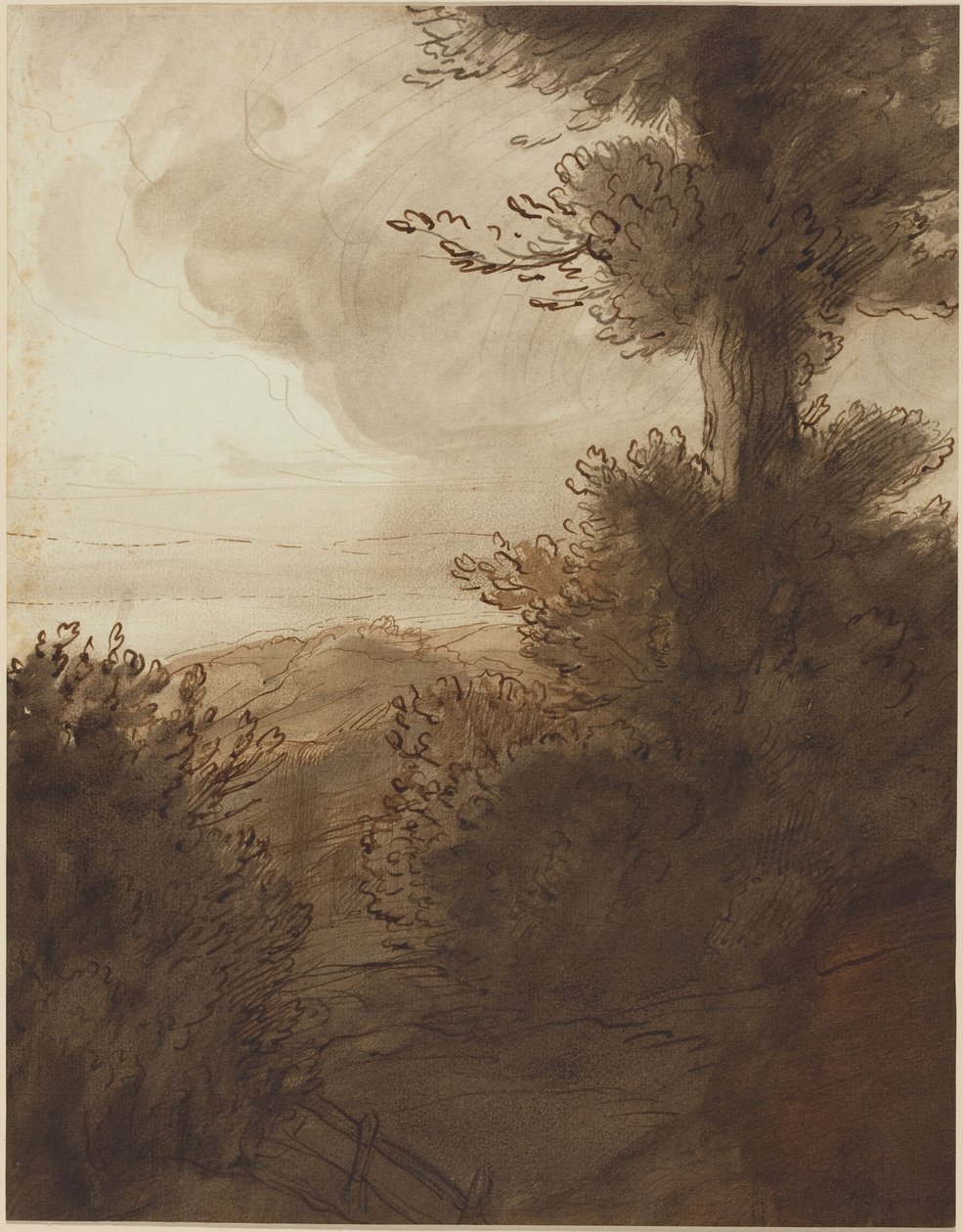Wielkie drzewo autorstwa Alphonse Legros