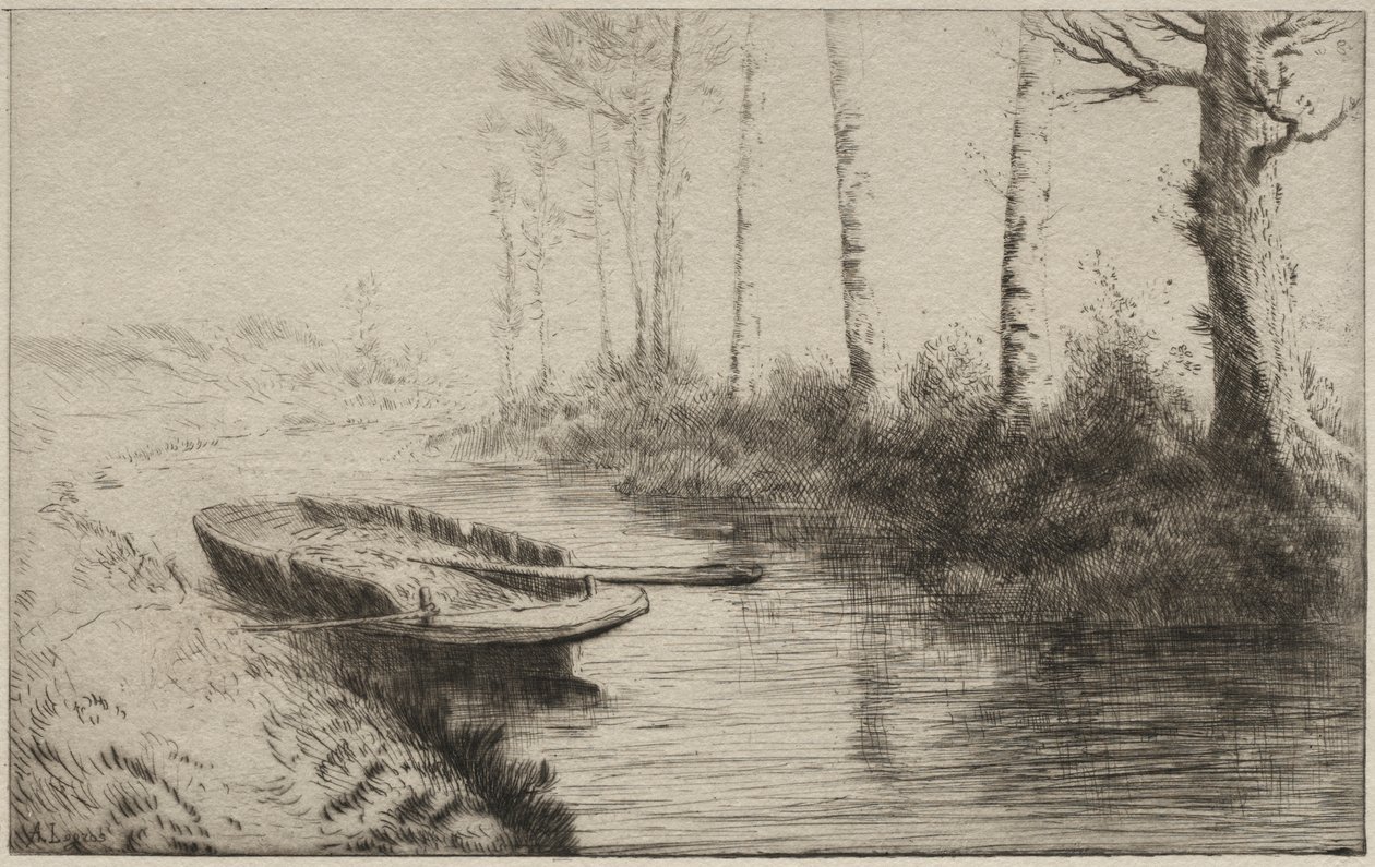 Kanał, rano autorstwa Alphonse Legros
