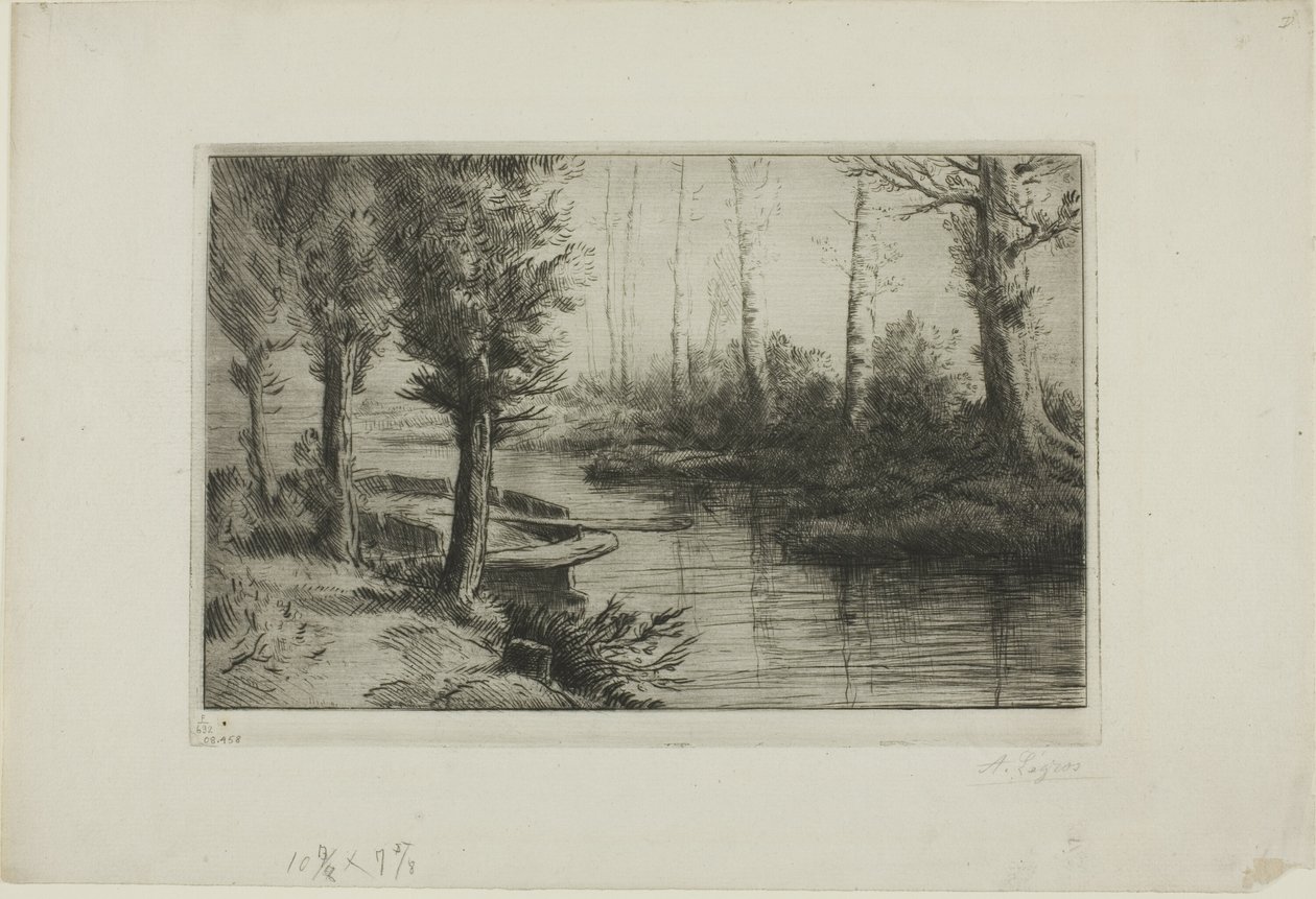 Kanał: rano autorstwa Alphonse Legros