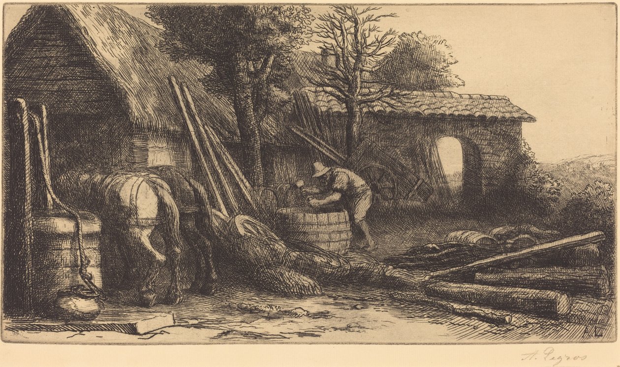 Bednarz autorstwa Alphonse Legros