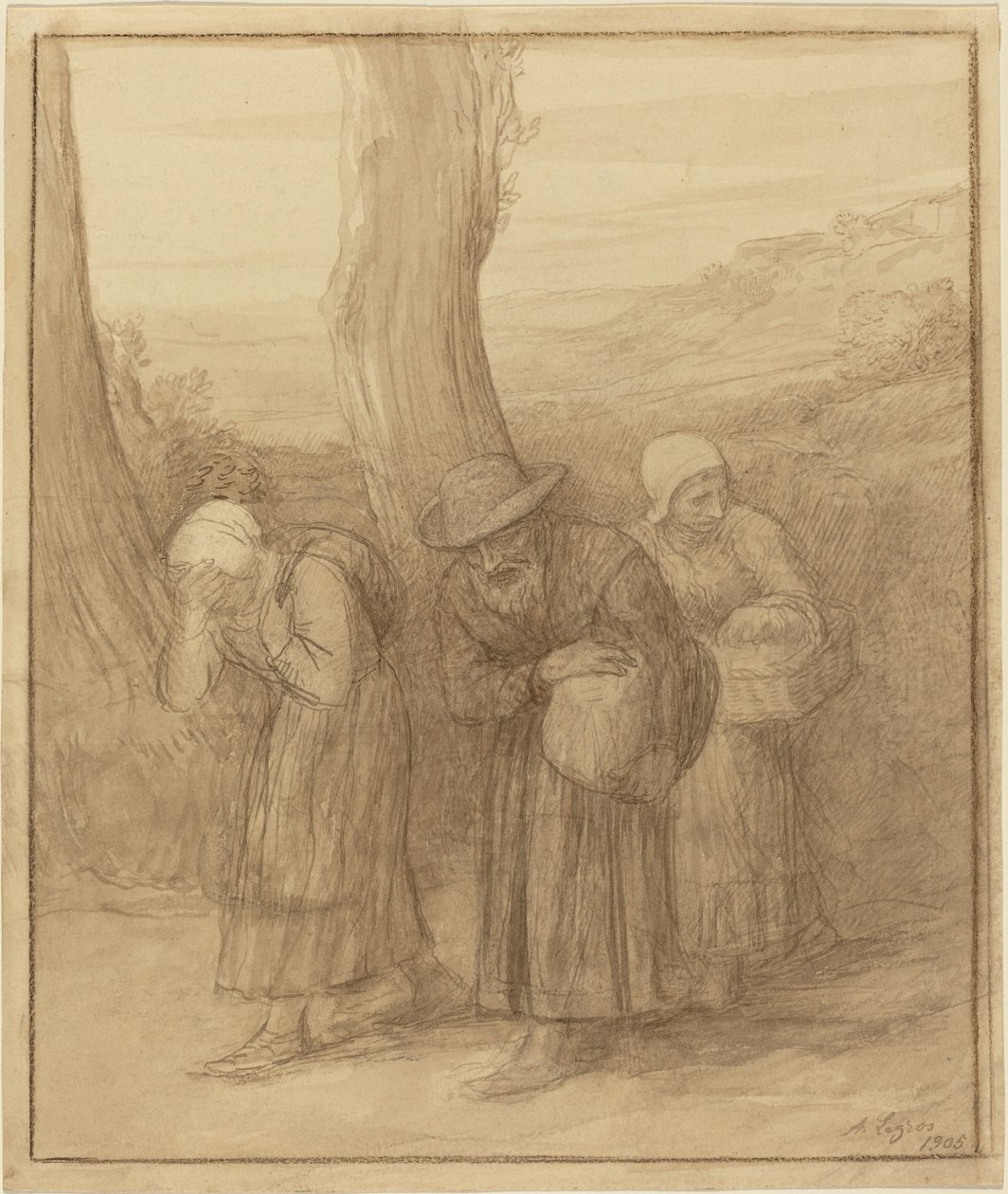 Odjazd autorstwa Alphonse Legros