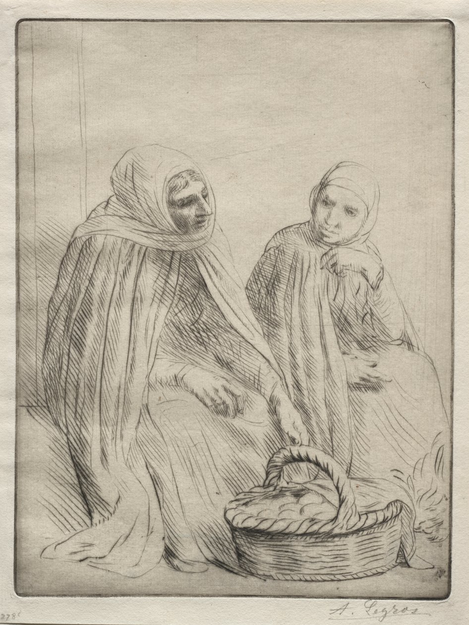 Handlarze Jajkami (1. płyta) autorstwa Alphonse Legros