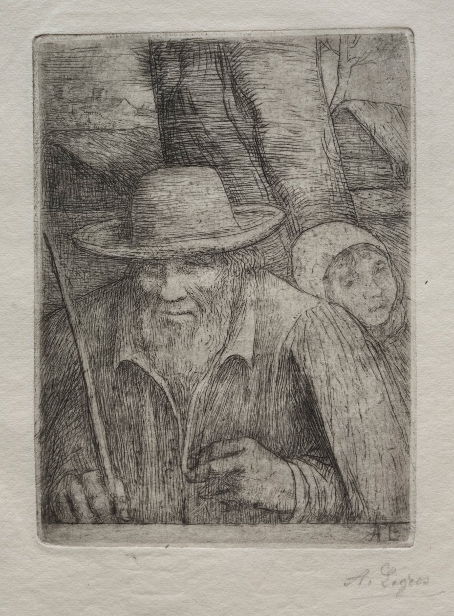 Rolnik. autorstwa Alphonse Legros