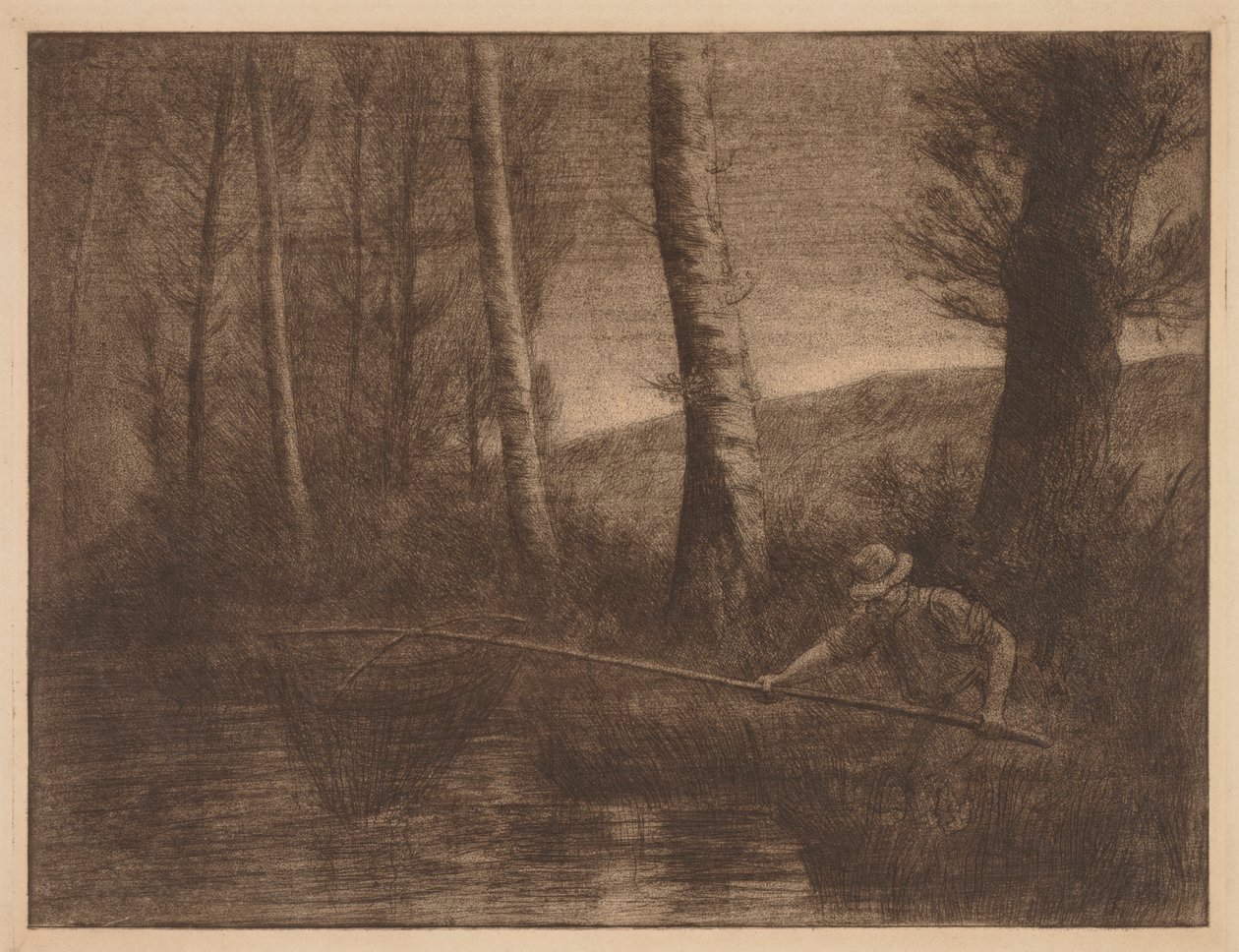 Ryba w obręczy autorstwa Alphonse Legros