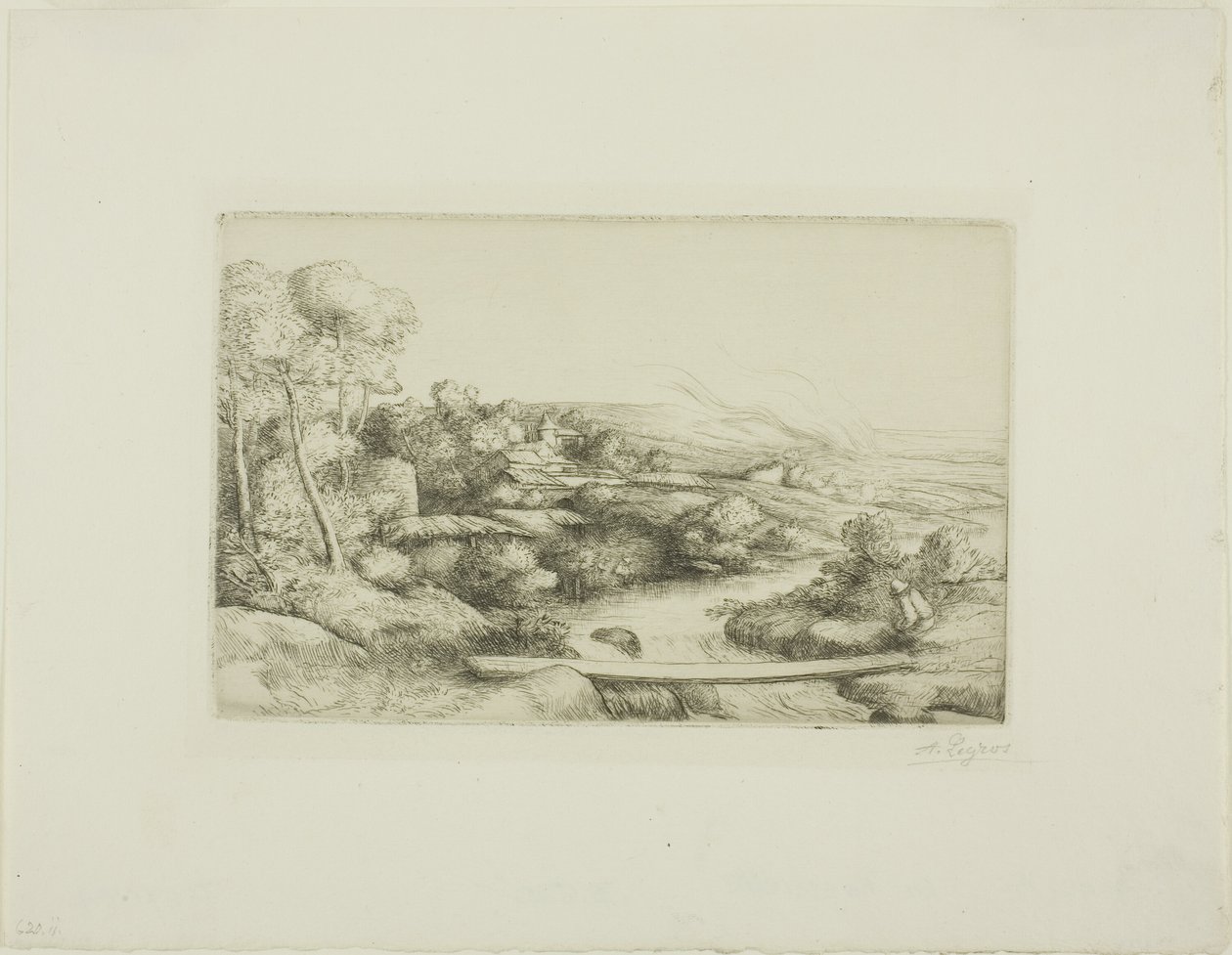 Kładka autorstwa Alphonse Legros
