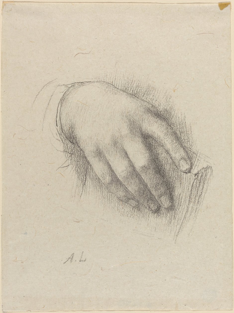 Ręka córki artysty autorstwa Alphonse Legros