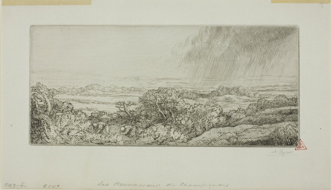 Zbieracze grzybów autorstwa Alphonse Legros