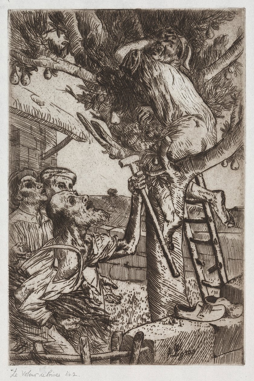 Złodziej gruszek, nr 1 autorstwa Alphonse Legros