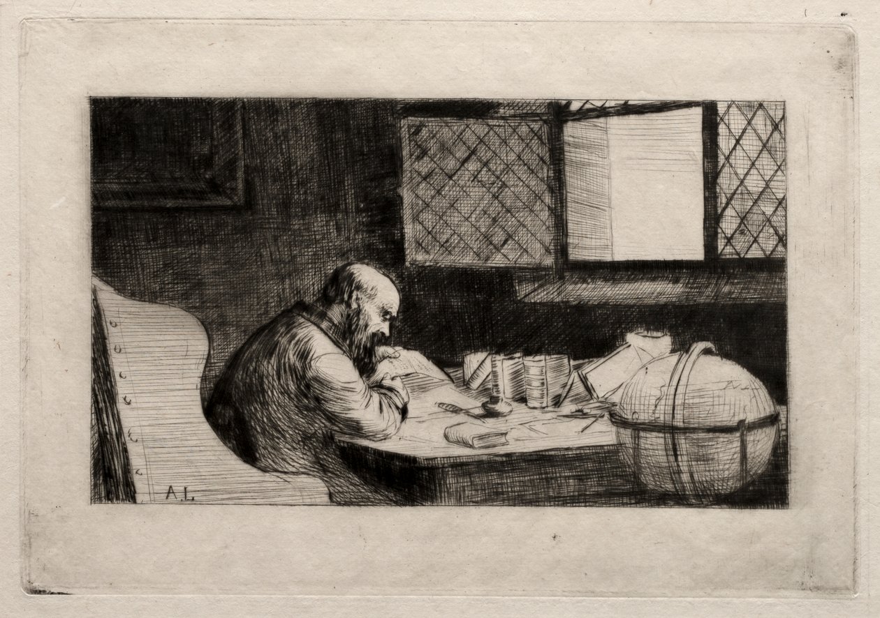 Filozof autorstwa Alphonse Legros