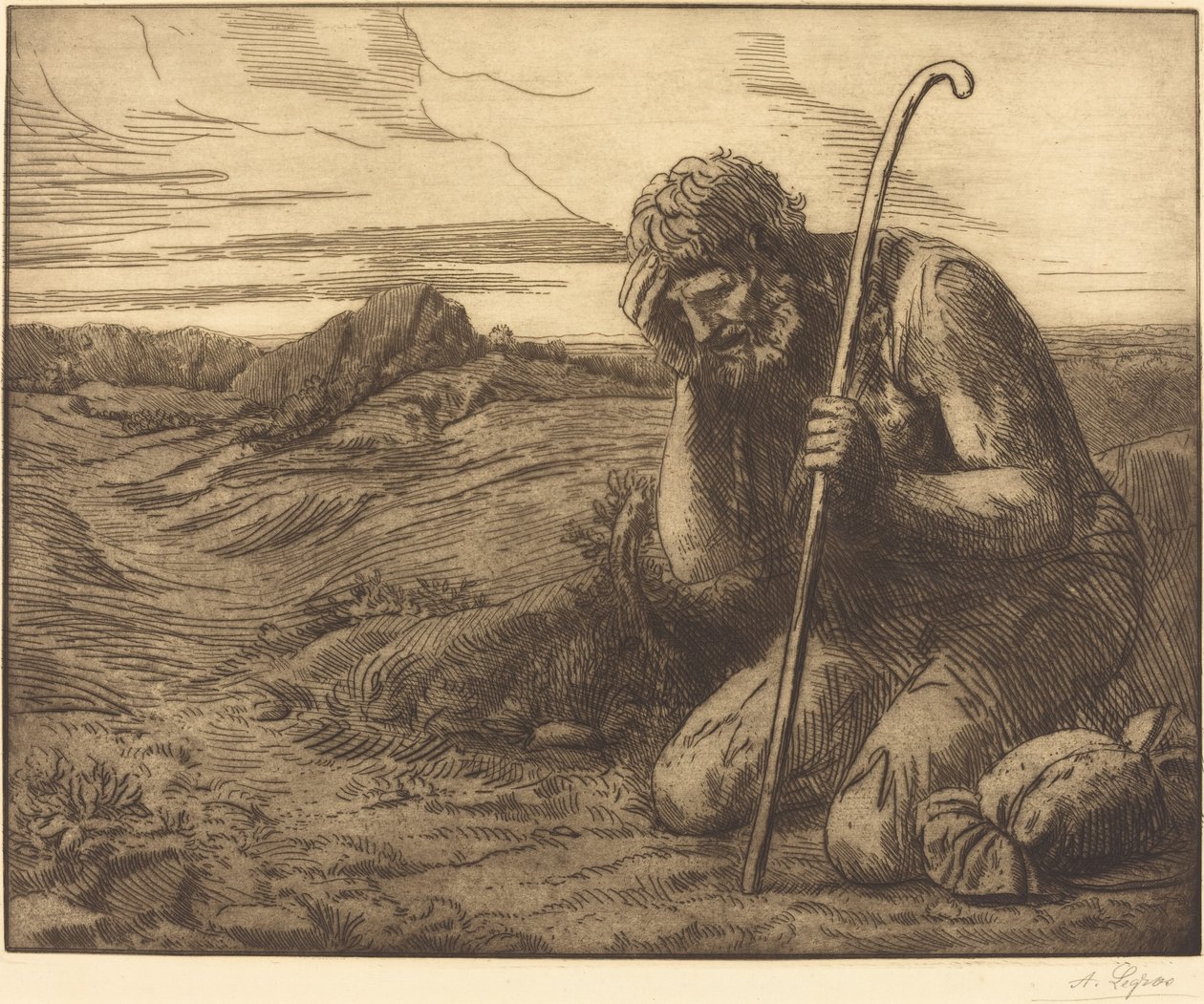 Syn marnotrawny, szósta płyta autorstwa Alphonse Legros