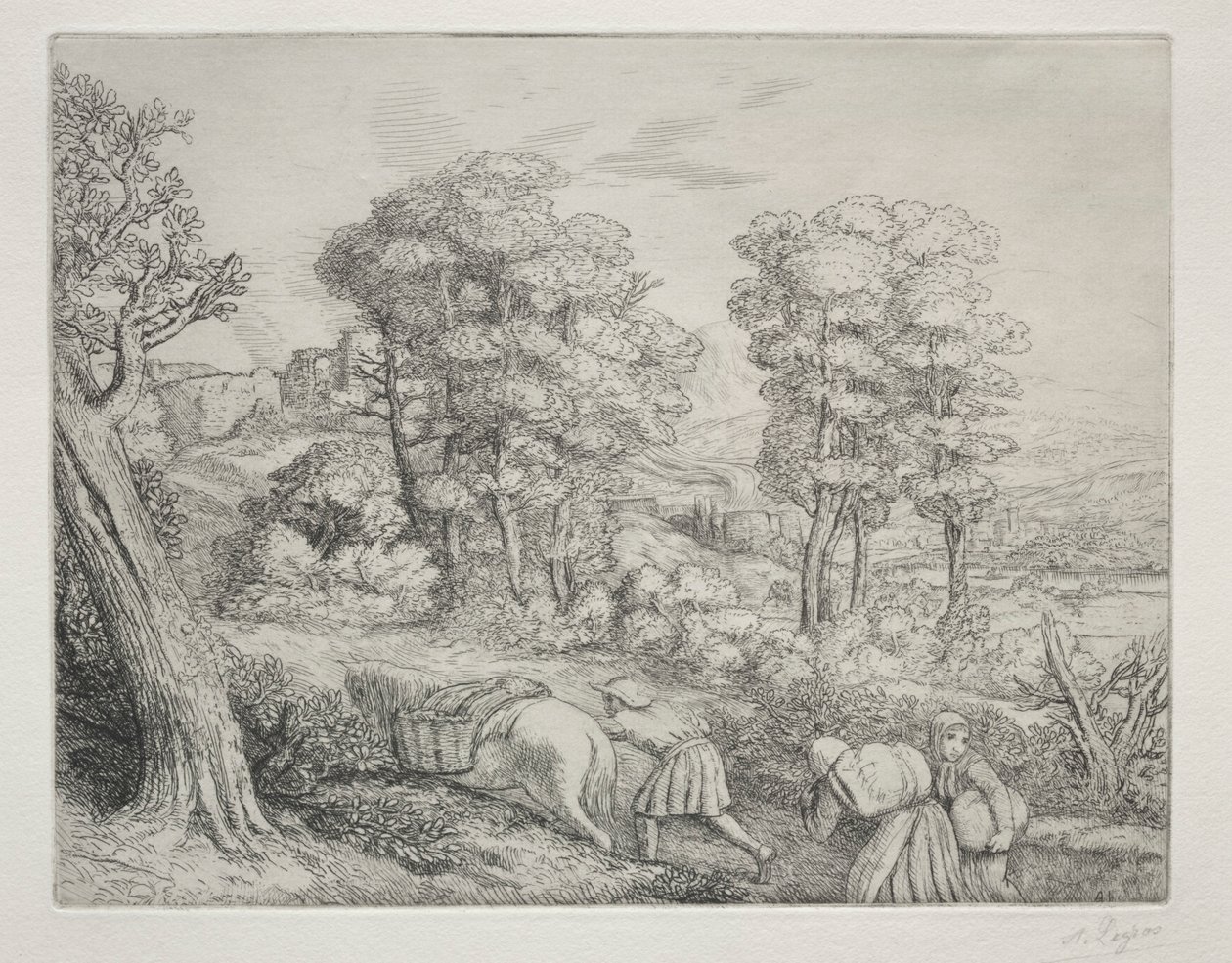 Powrót na farmę Powrót na farmę. autorstwa Alphonse Legros
