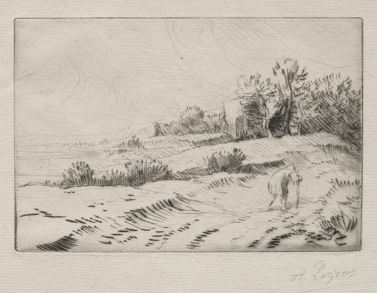 Wieża. autorstwa Alphonse Legros